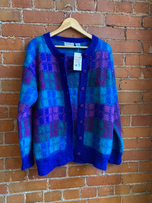70s Mohair Blend Cardigan