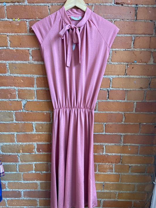 Windsor Dusty Rose Cap Sleave Dress