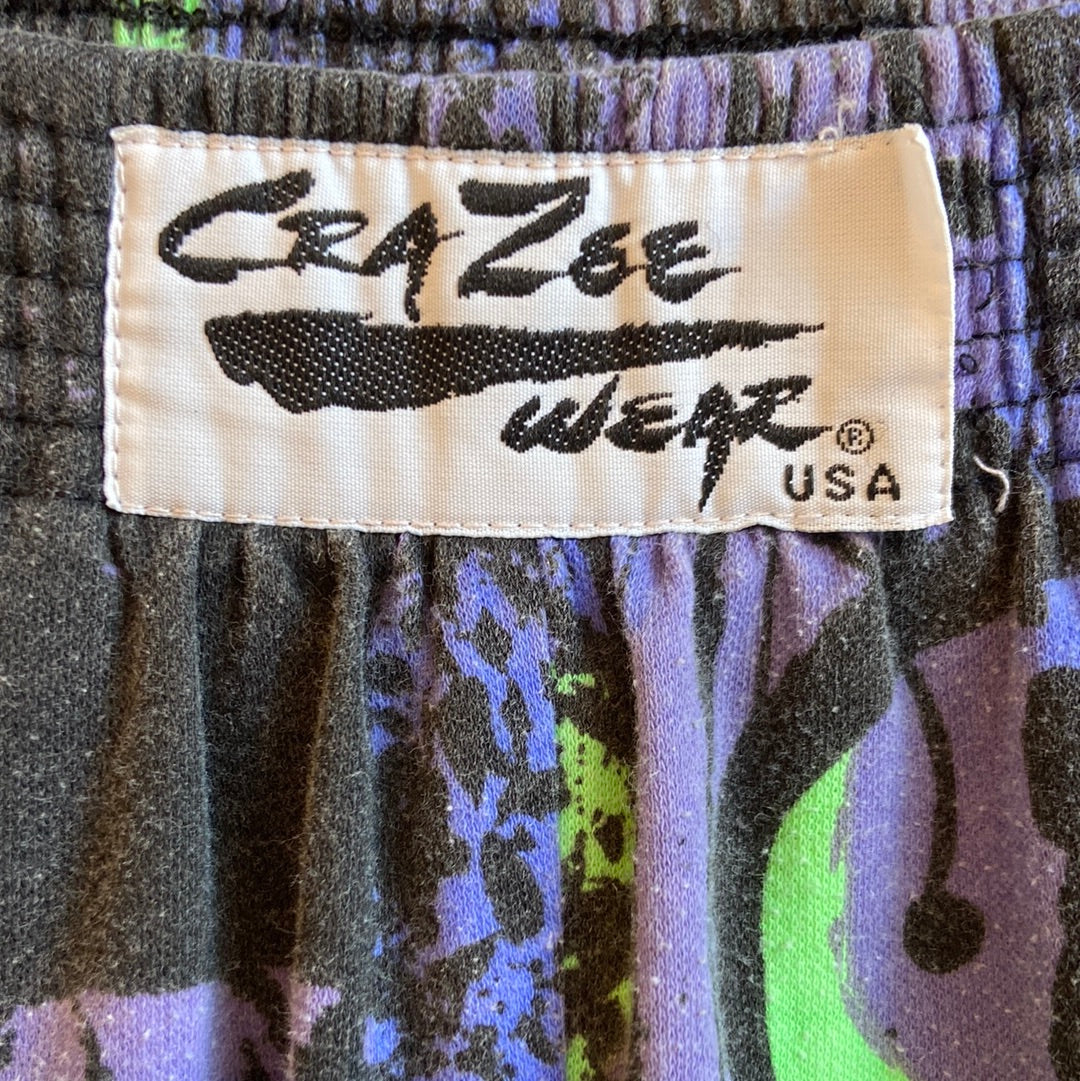 Crazee Wear USA Colorful 80’s Pants
