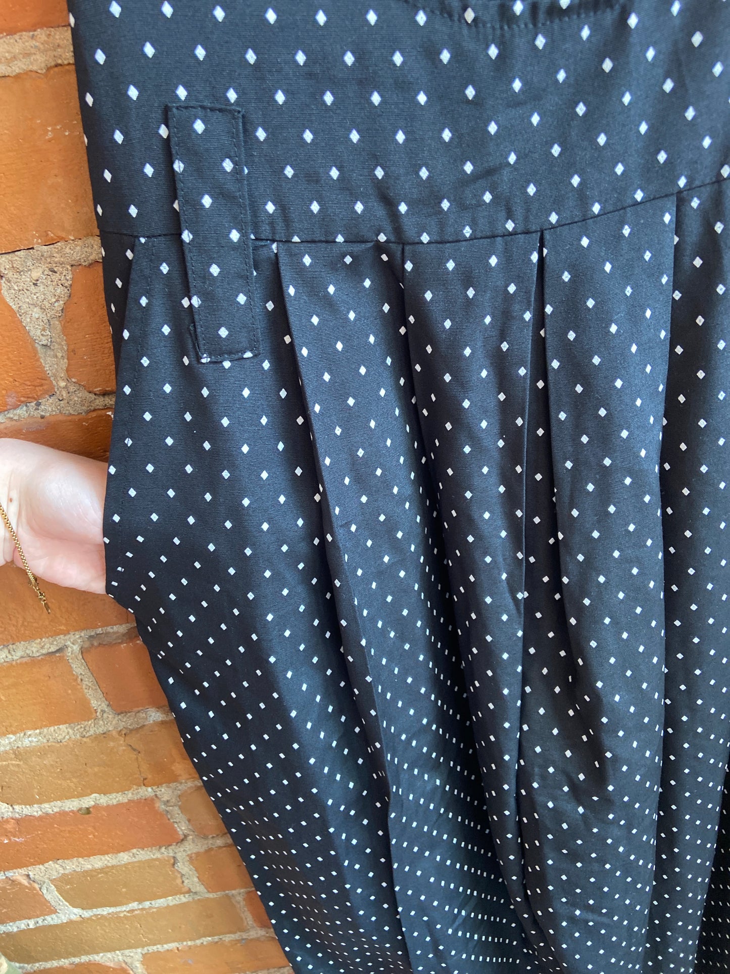 90’s Black & white jumpsuit