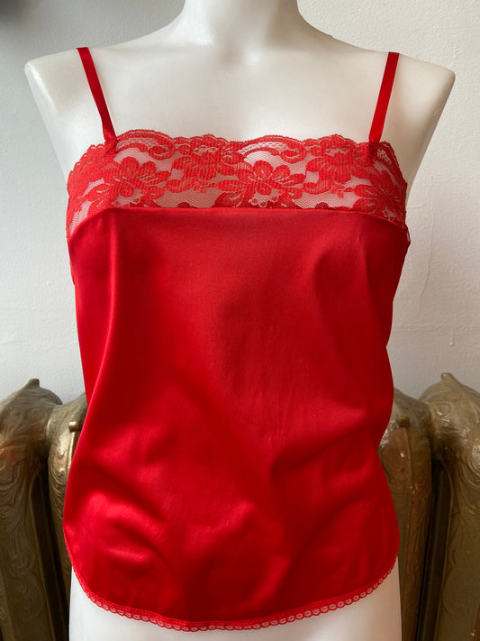 Red Lace Camisole