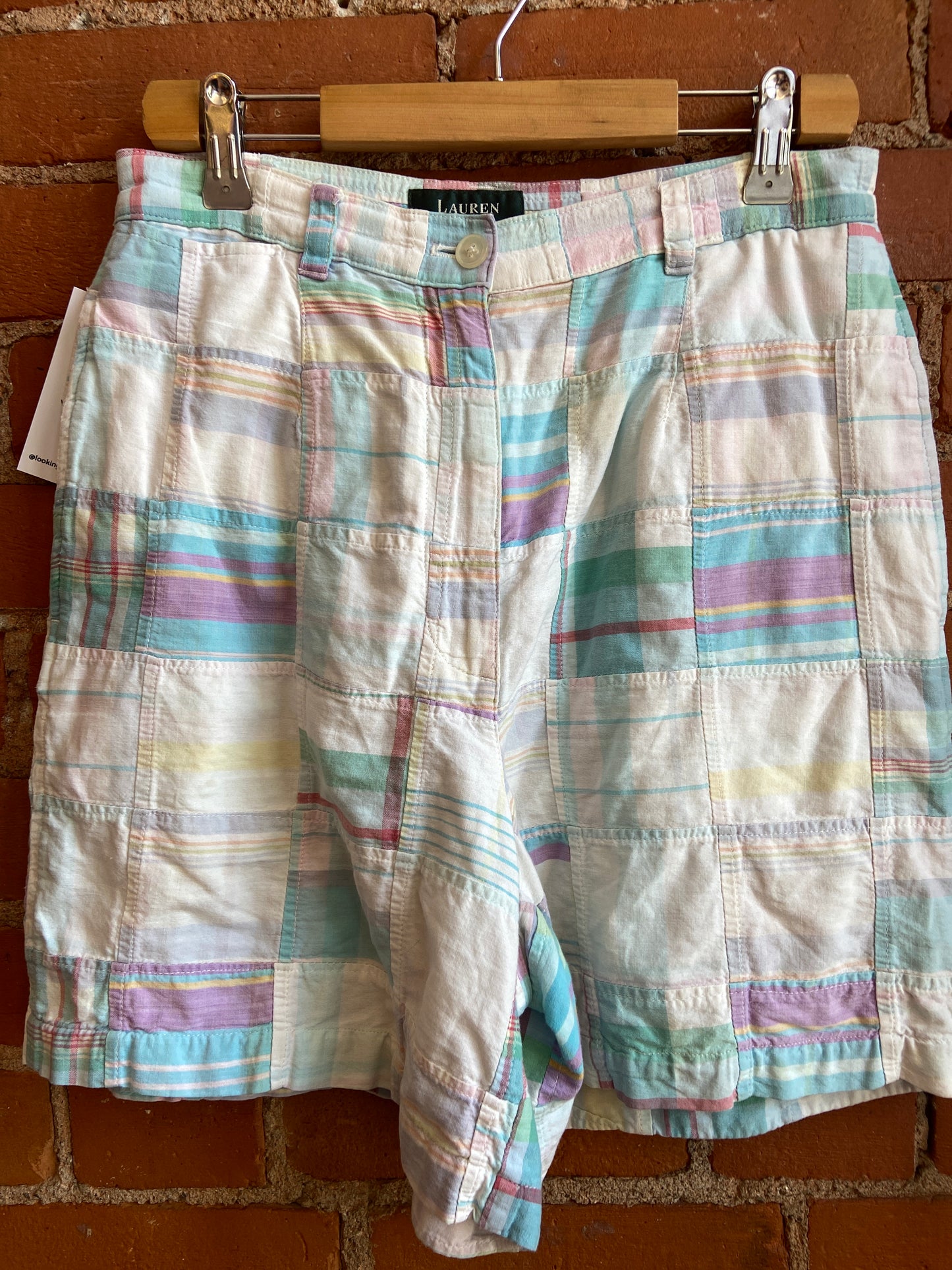 Ralph Lauren Pastel Cotton Madras Shorts