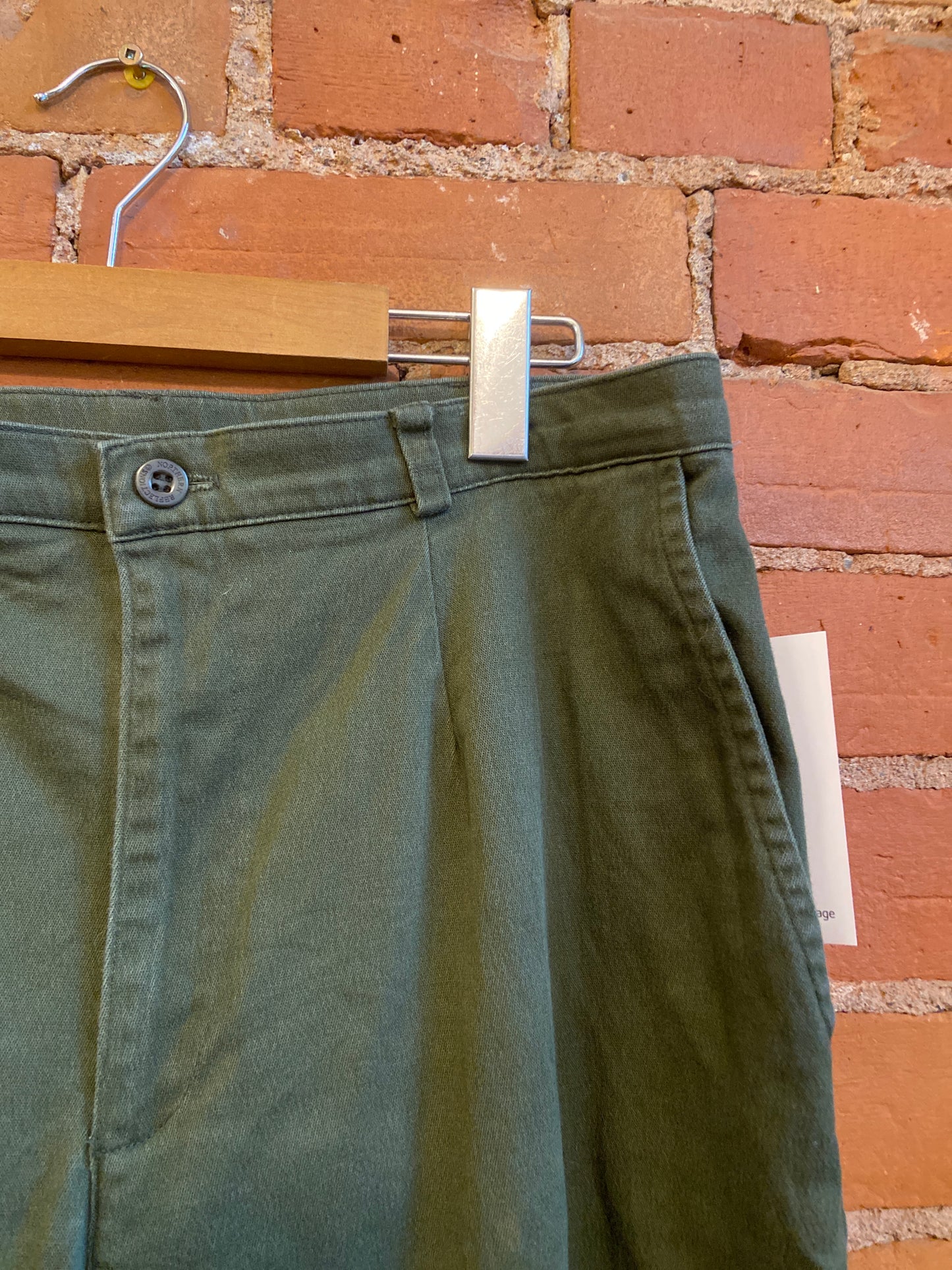 Y2K Northern Reflections Army Green Wide Leg Pants