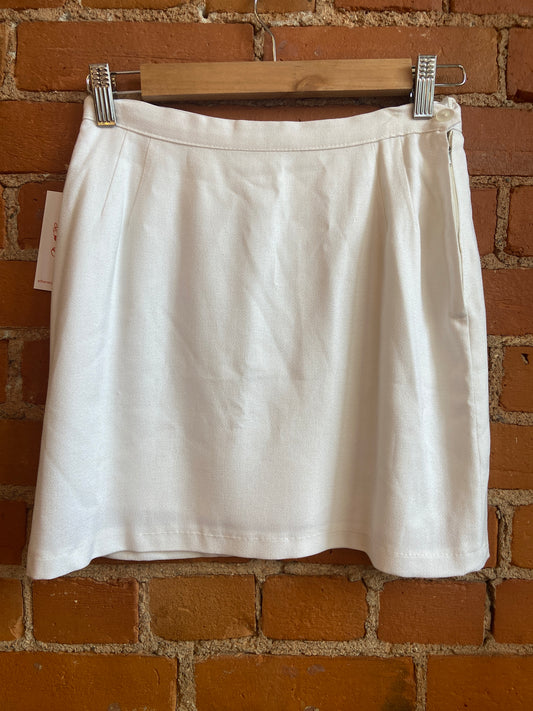 Bright White Mini Skirt