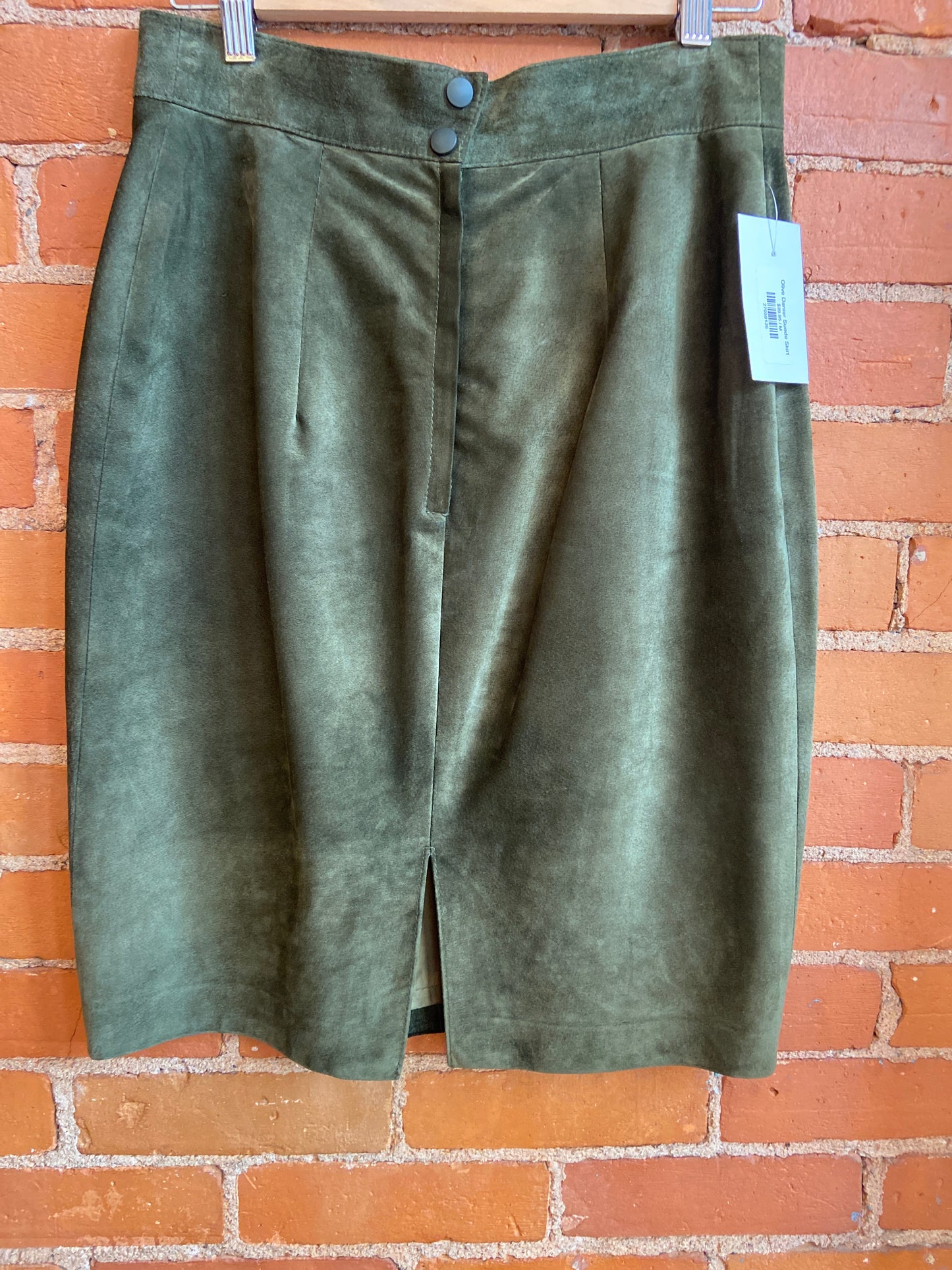 Olive Danier Suede Skirt