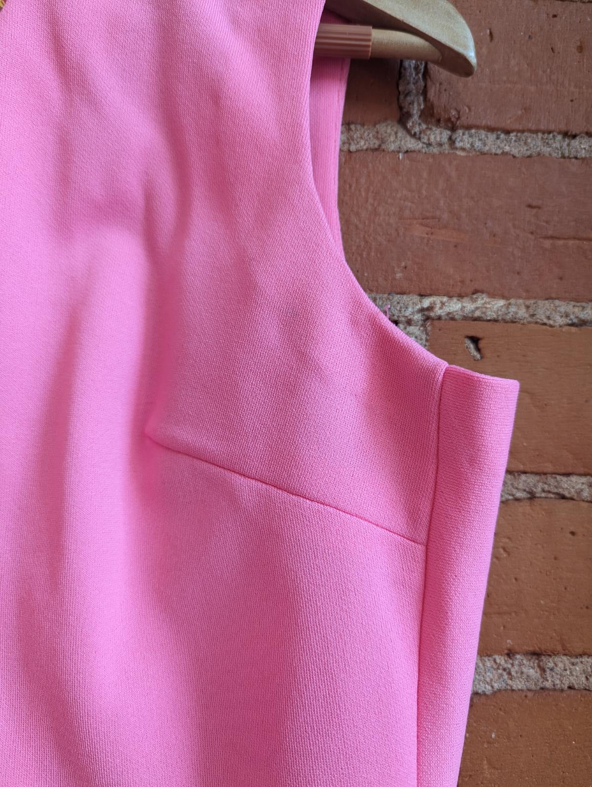 1960s Pink Sleeveless Top