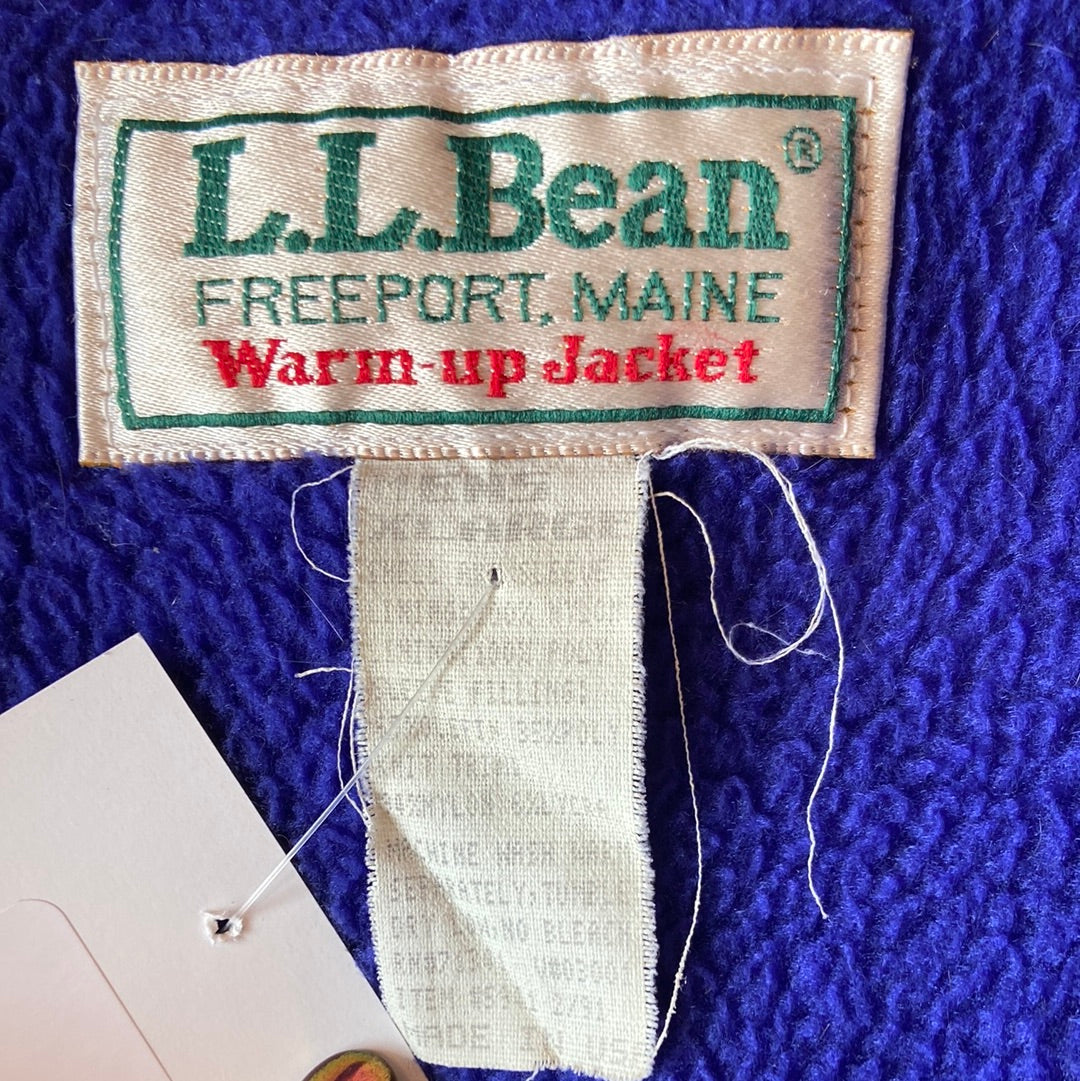L.L.Bean FREEPORT MAINE Warm Up Jacket