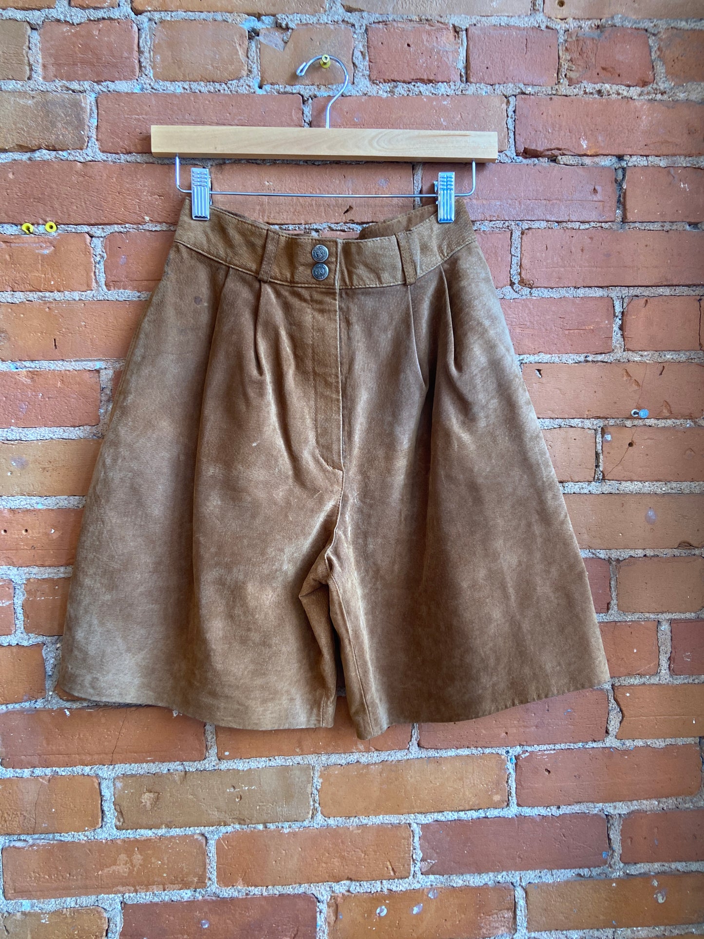 90s Genuine Suede Shorts