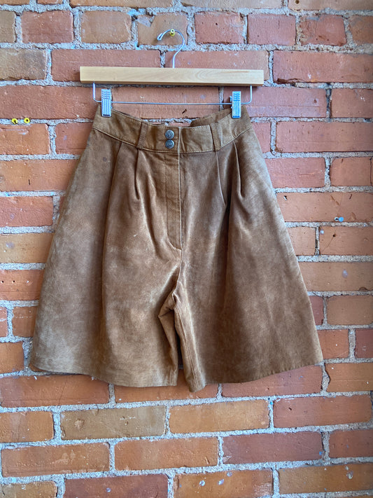 90s Genuine Suede Shorts