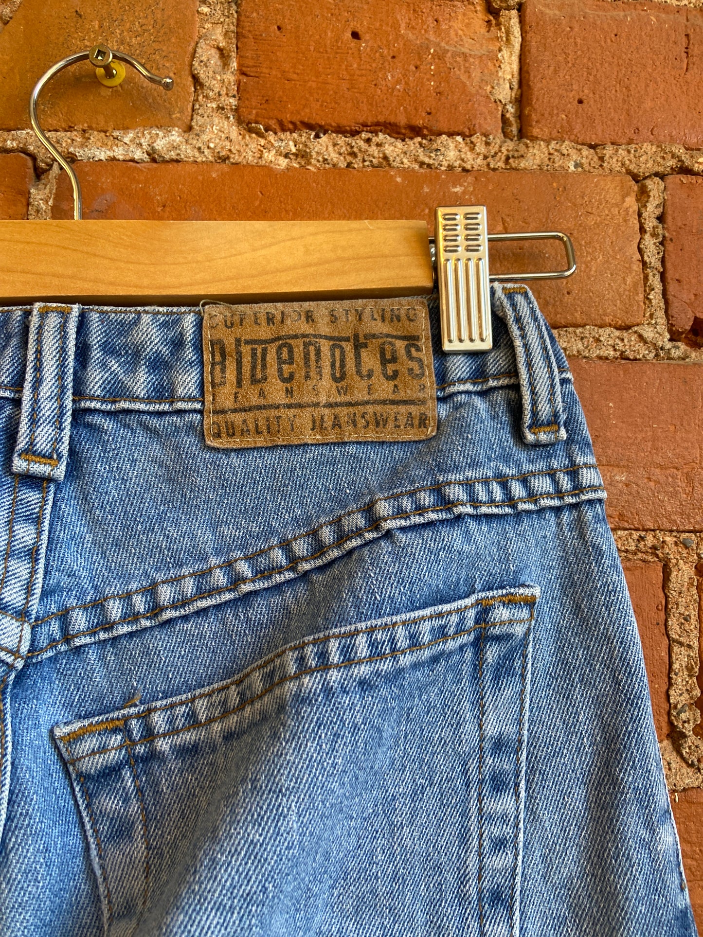 Y2K Bluenotes Light Wash Flare Leg Jeans With Button Fly