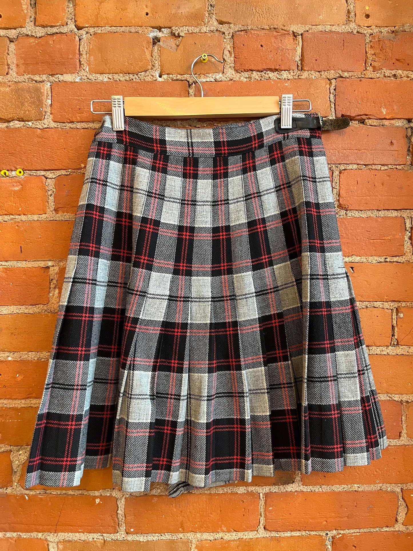 Grey Plaid Kilt