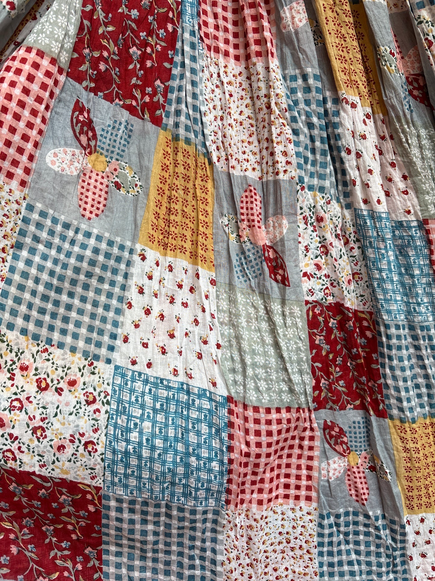 Bay Club Cotton Patchwork Skirt
