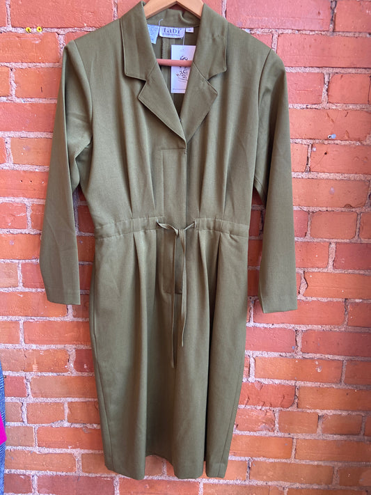90’s Green Wool Dress