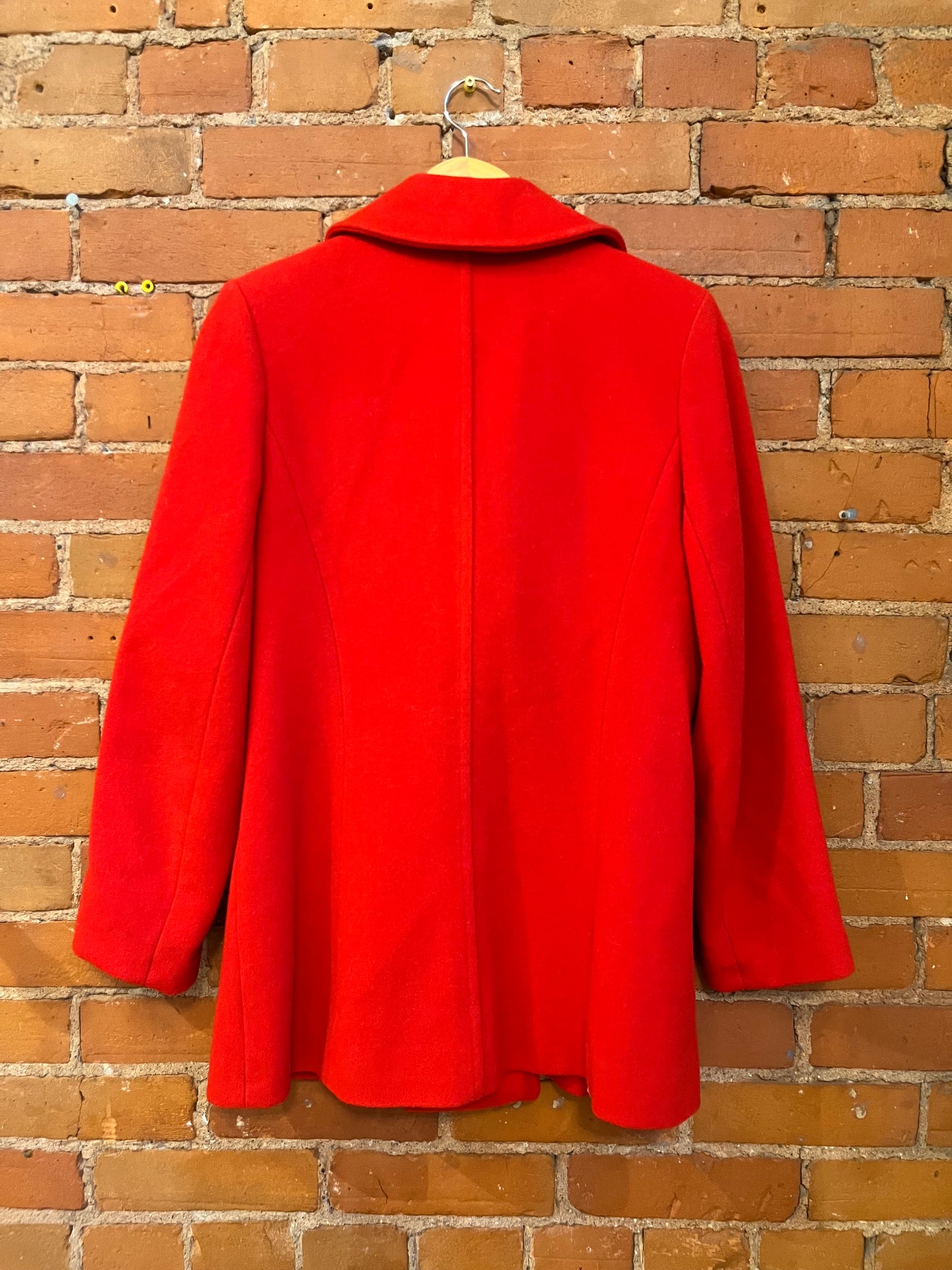 Macintosh Red Wool Peacoat