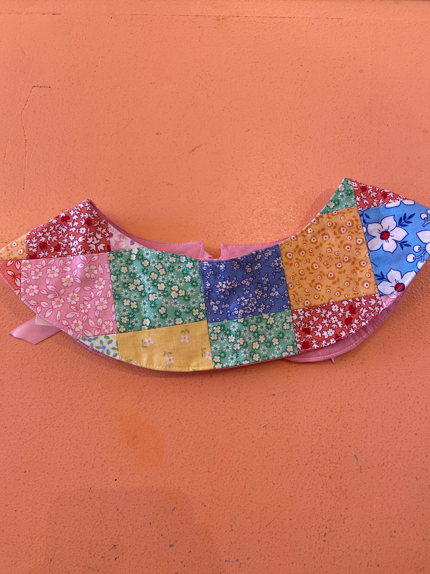 Handmade patchwork collar