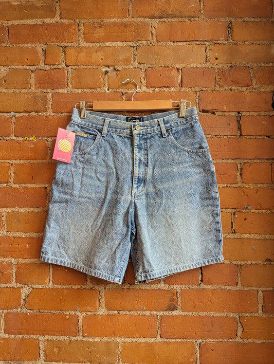 1990s Cherokee Light Wash Longline Denim Shorts