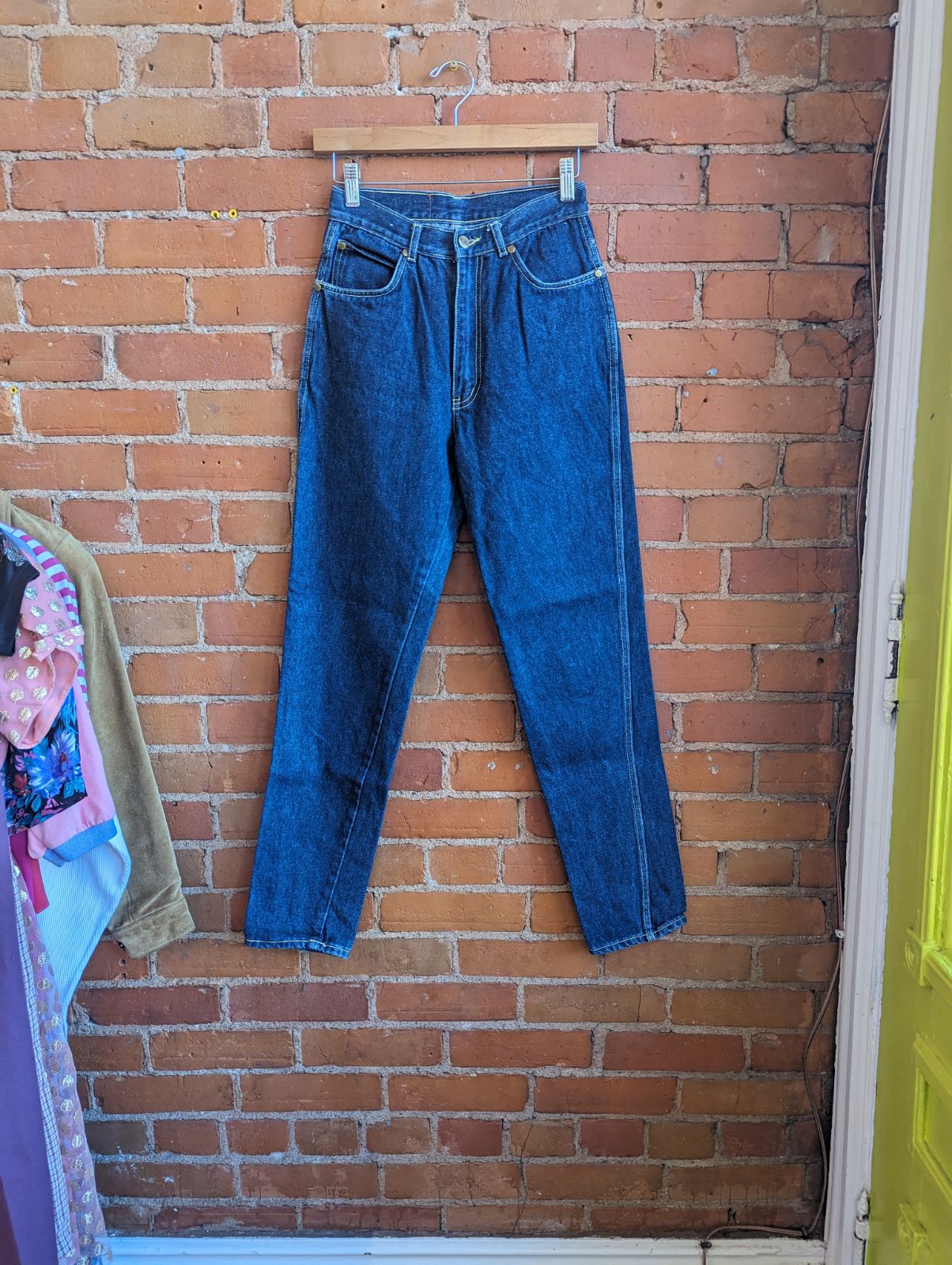 1990s Rue Royal Dark-Wash High-Rise Mom Jeans