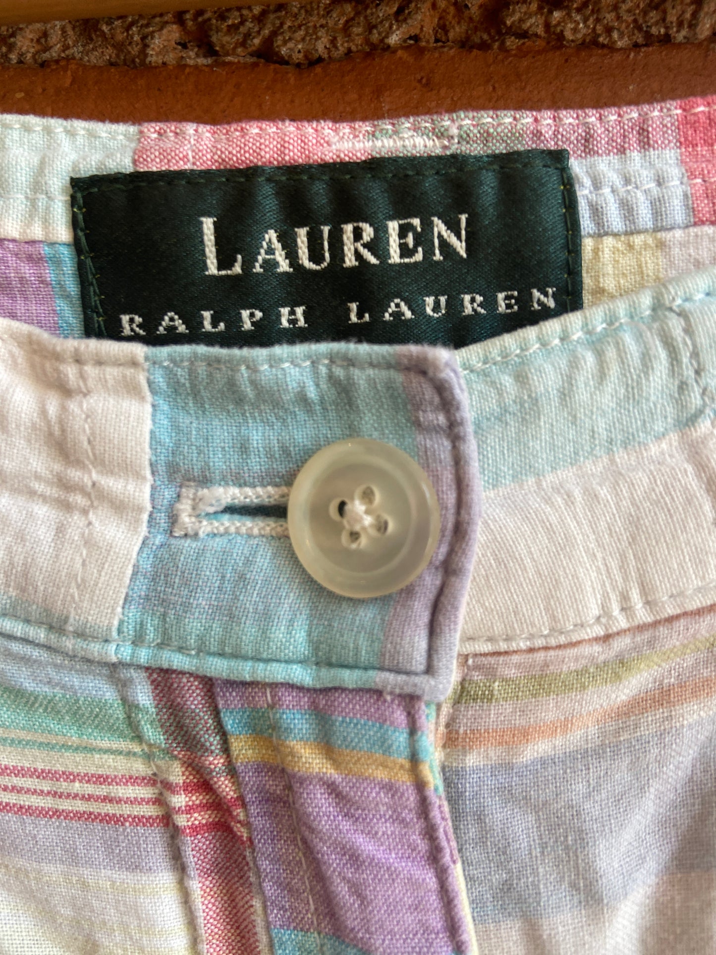 Ralph Lauren Pastel Cotton Madras Shorts