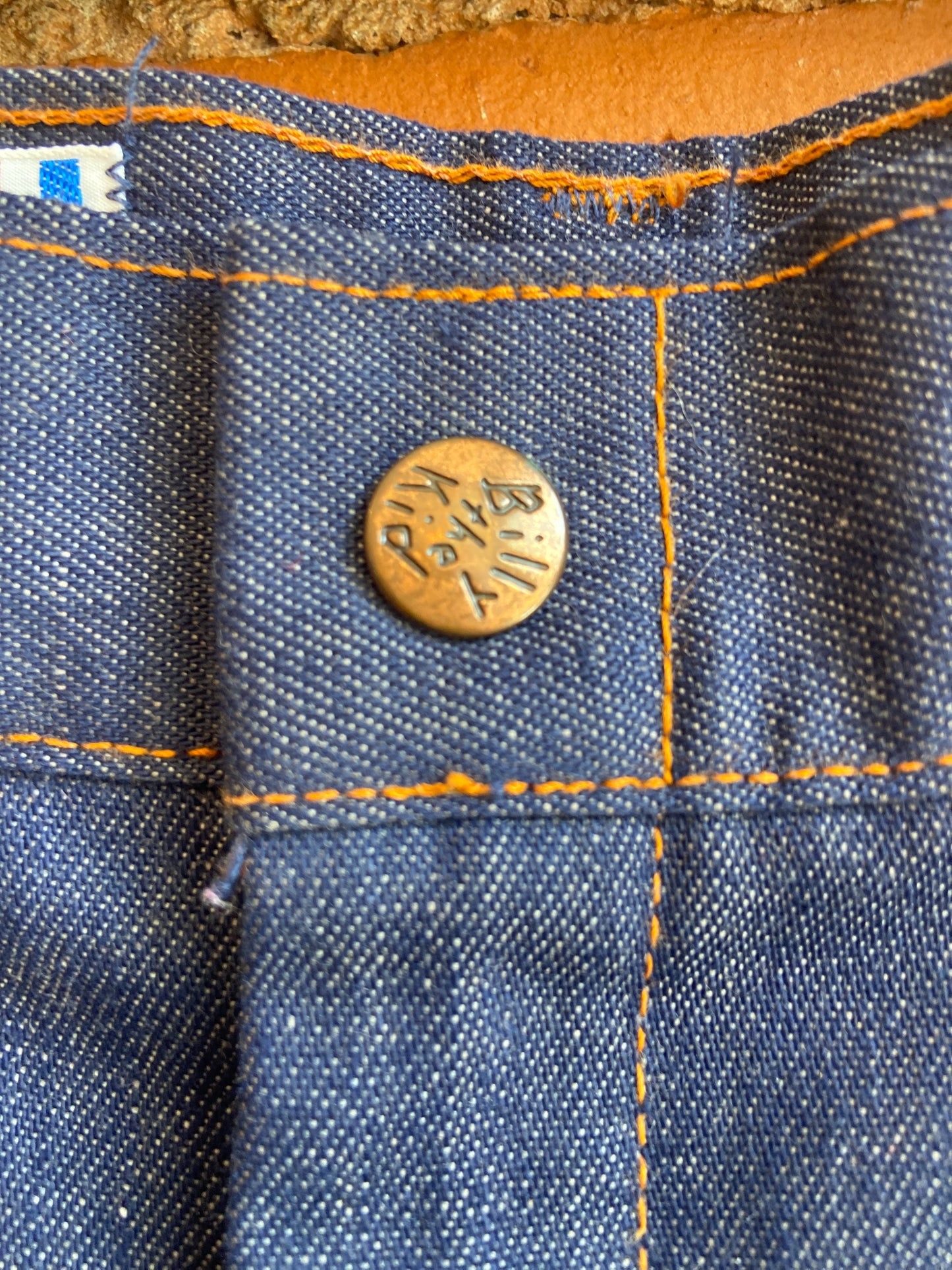 70's Billy The Kid Dark Denim Shorts