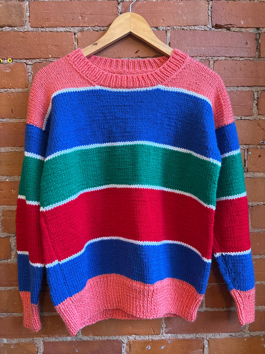 Homeknit Colourful Striped Sweater