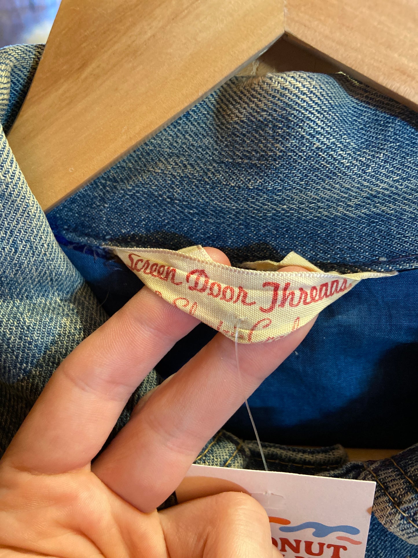 Cross Stitch Dragon Denim Jacket