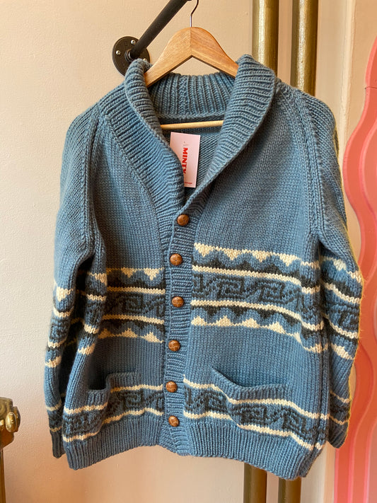 Blue Mary Maxim Sweater