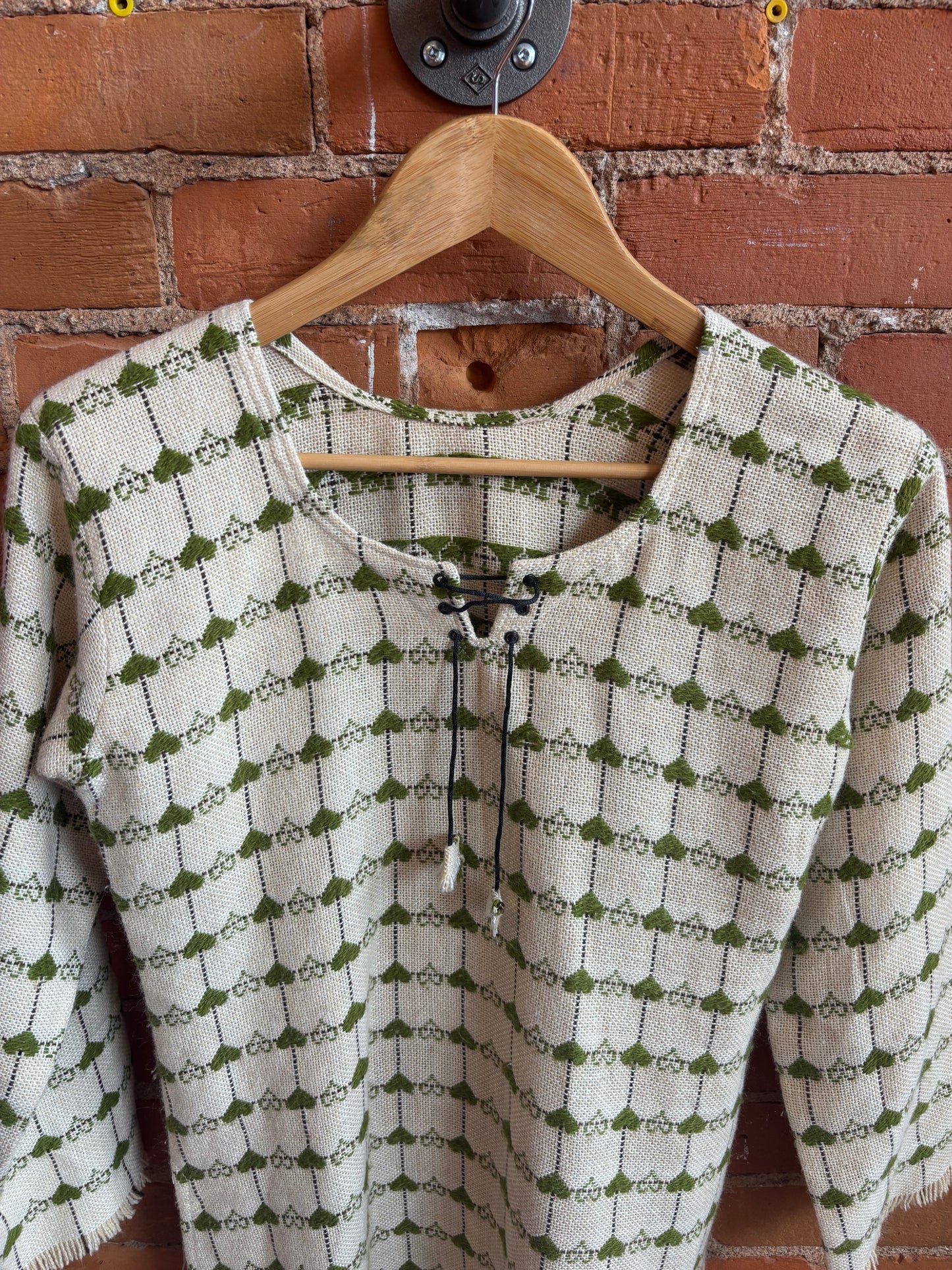 Homemade Heart Green Cream Tunic