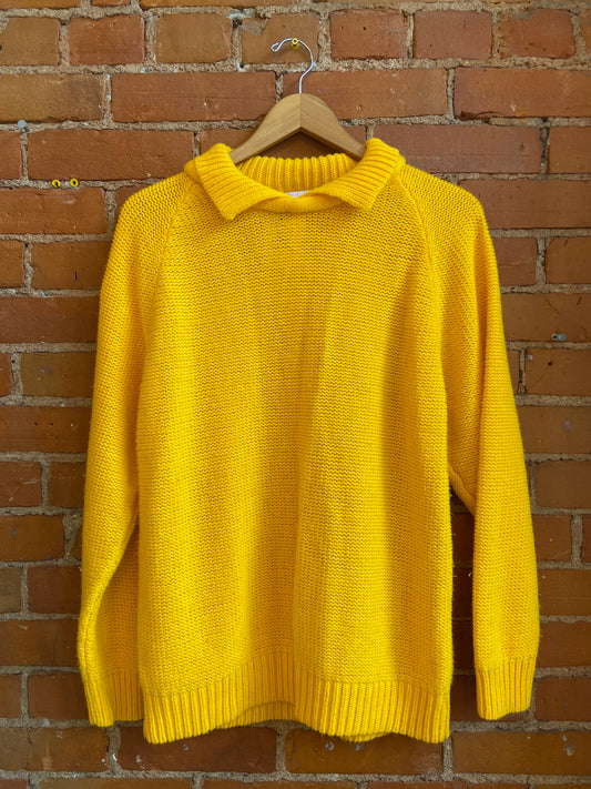 Mustard Yellow Knitted Sweater