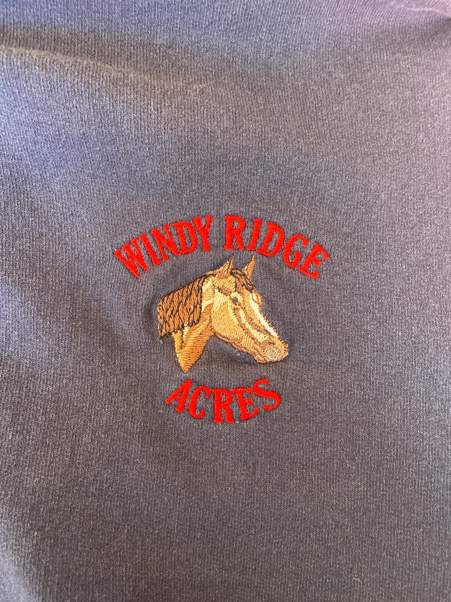 Windy Ridge Acres Navy Hoodie