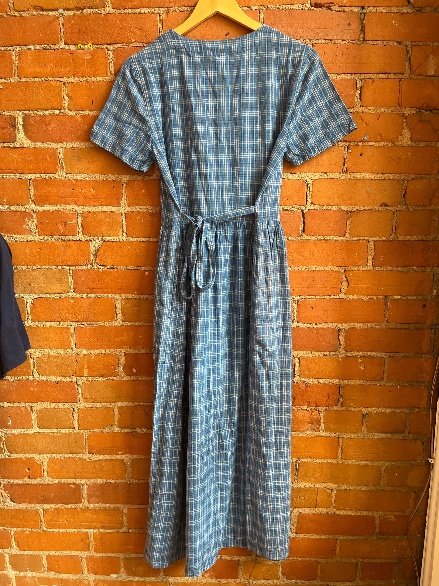 90’s Plaid Button up Dress