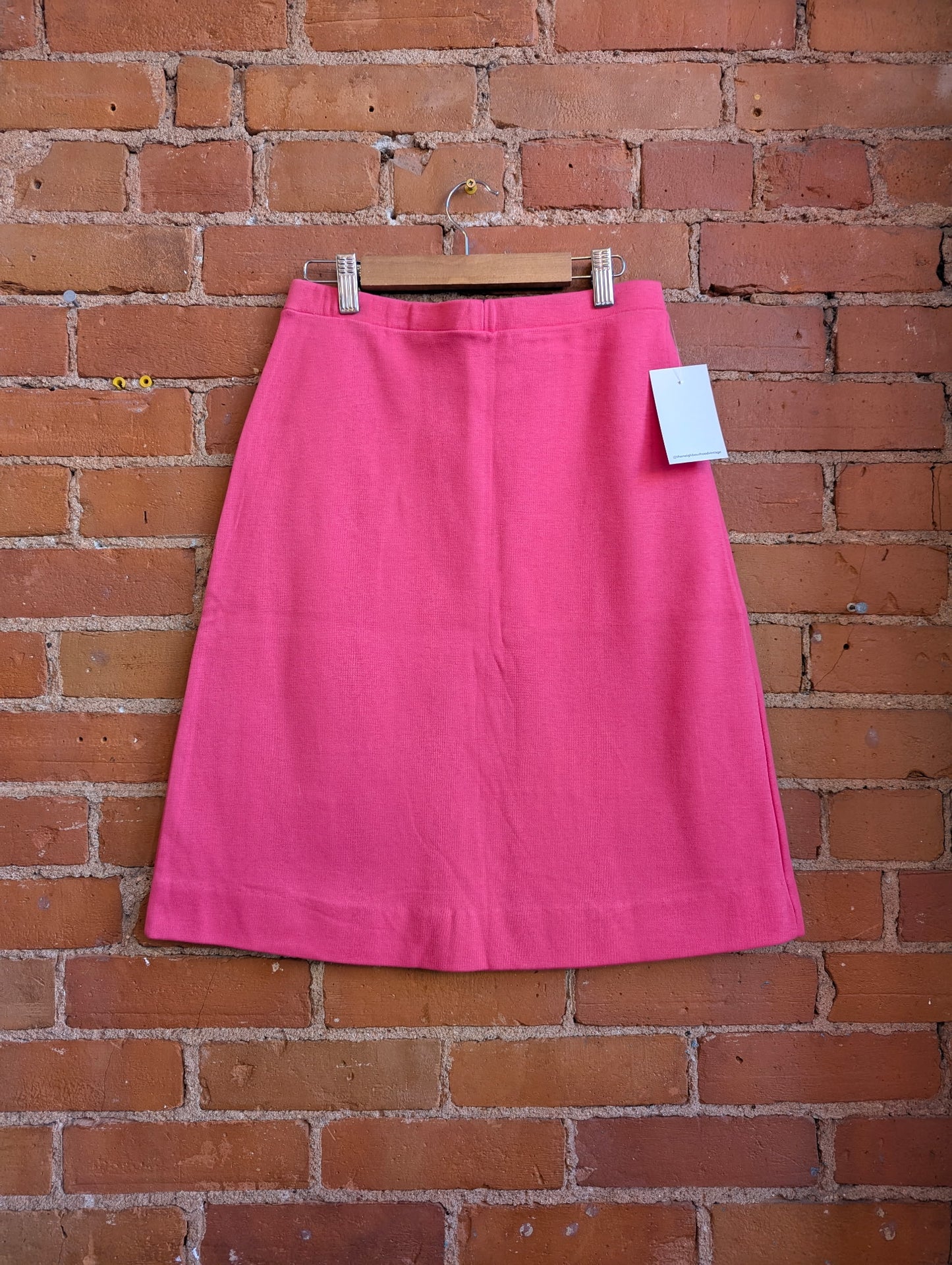 1960s Queen Casuals New With Tags Pink A-Line Skirt