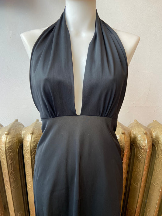 Black Halter Negligee