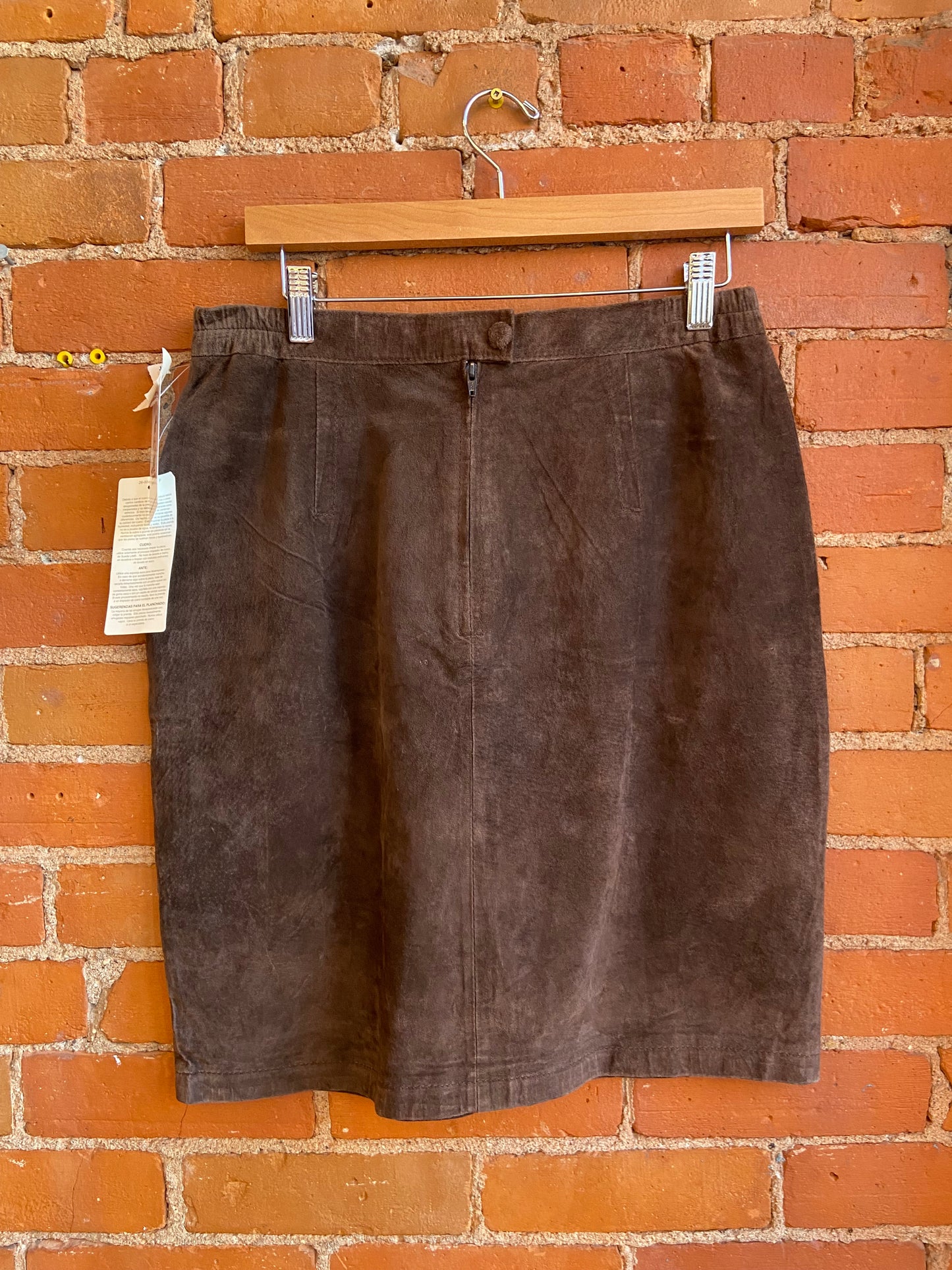 Deadstock Leather Mini Skirt