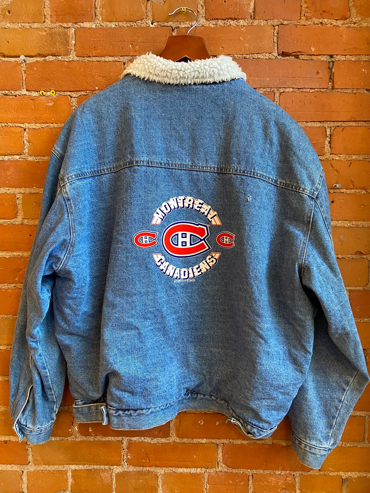 Montreal Canadiens Denim Sherpa Jacket
