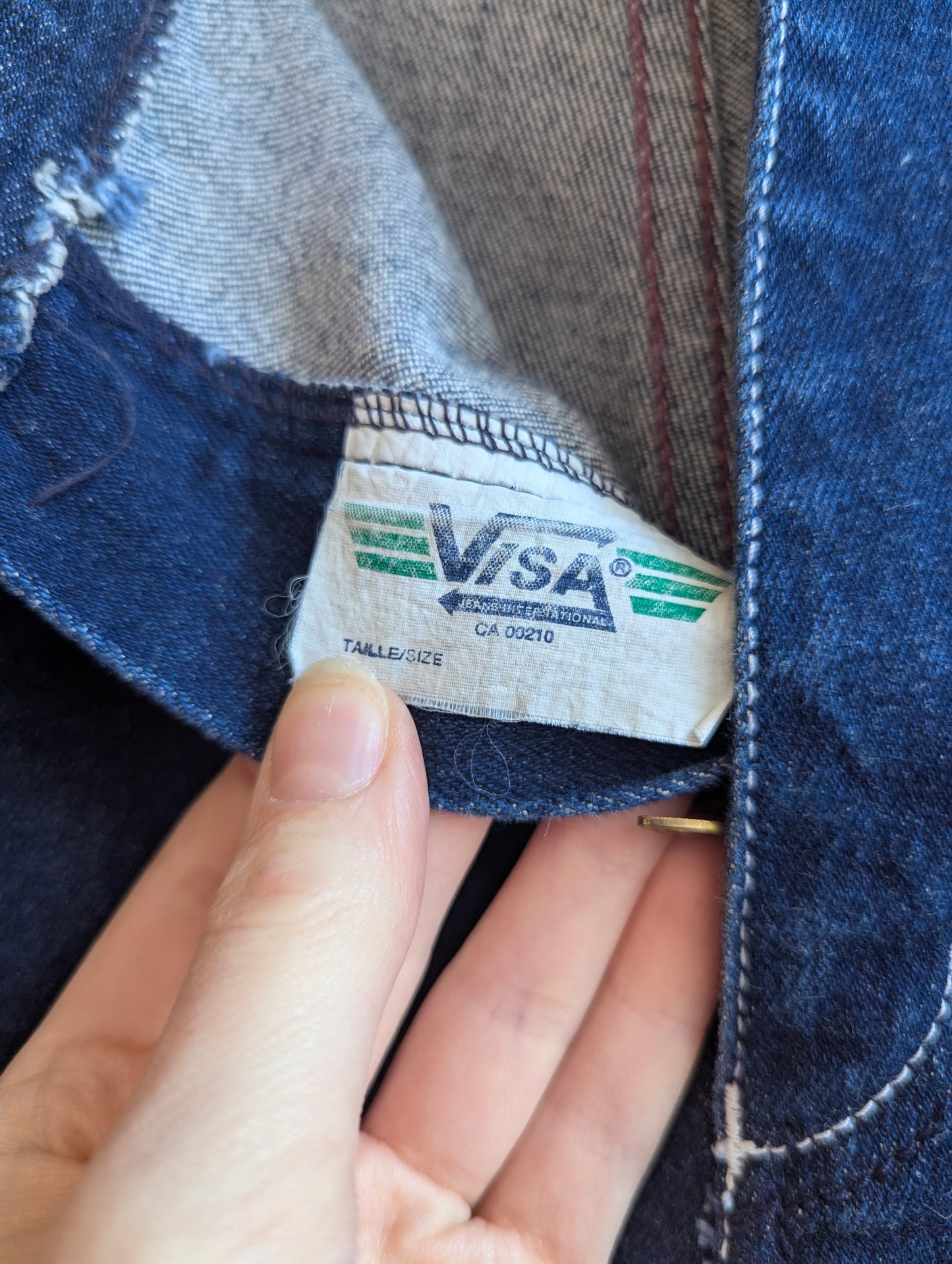 1980s Visa High Rise, Straight Leg Jeans
