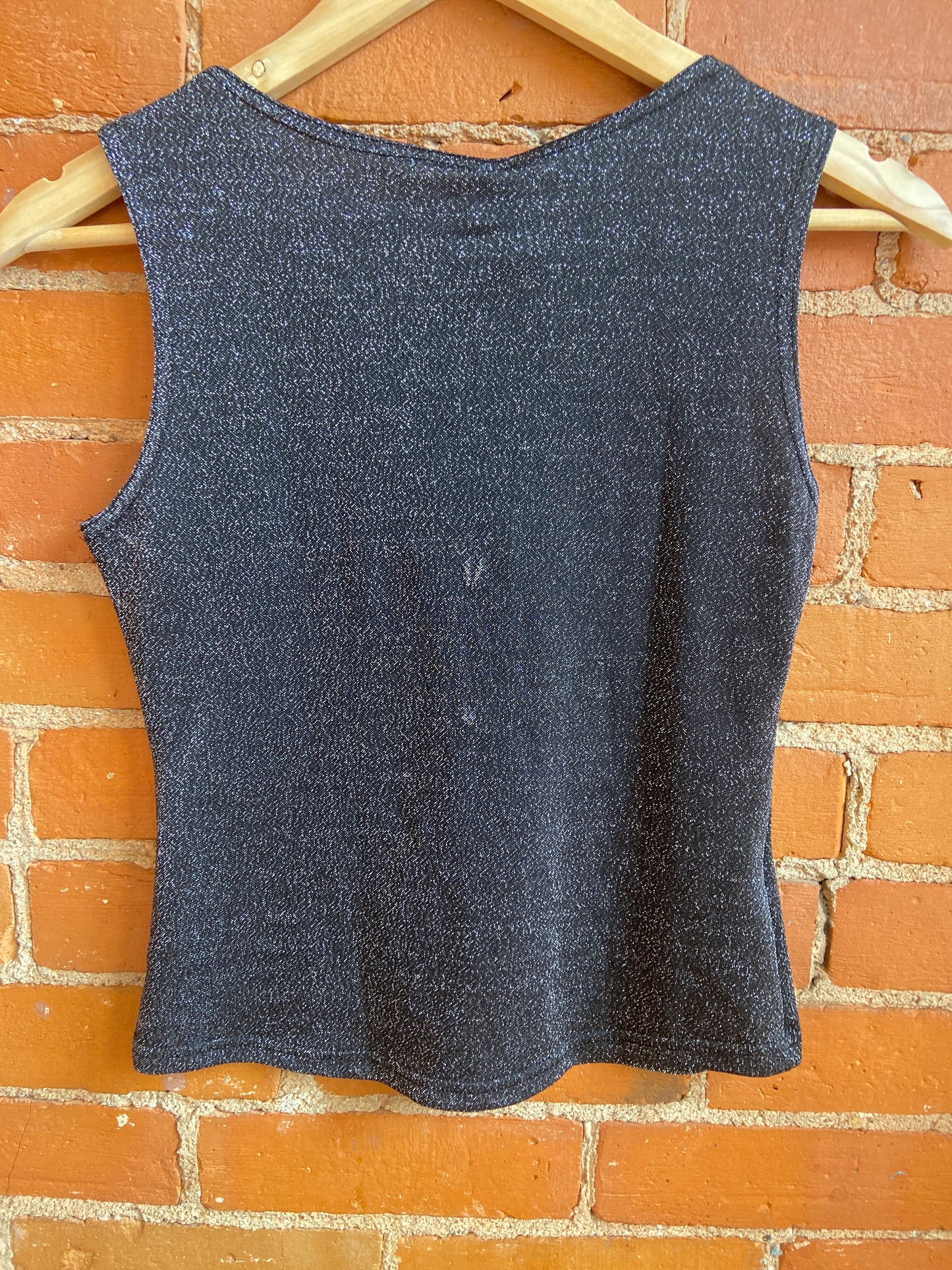 90's Silver Sparkly Tank
