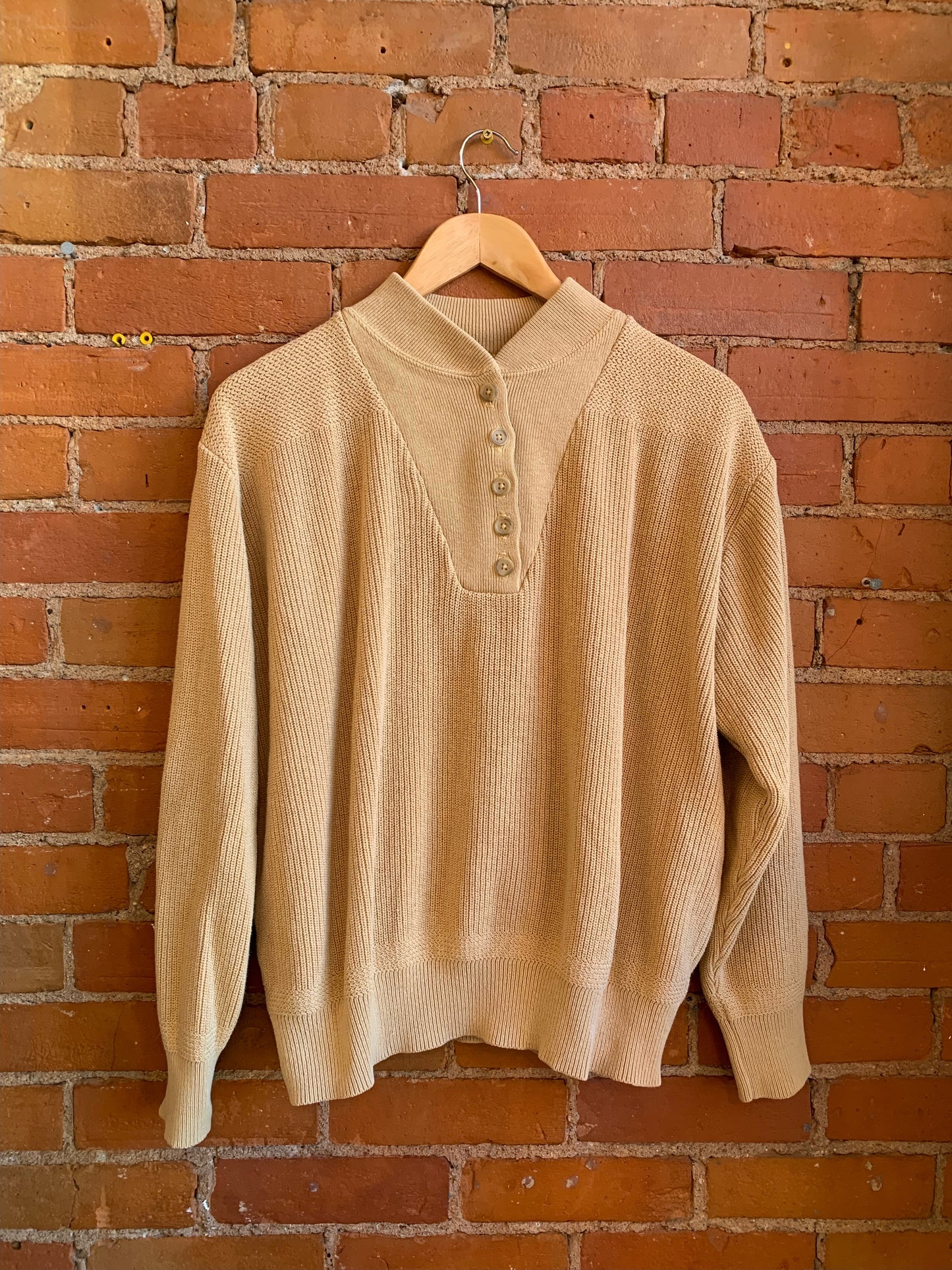 1980s L.L. Bean Cotton Dijon Sweater