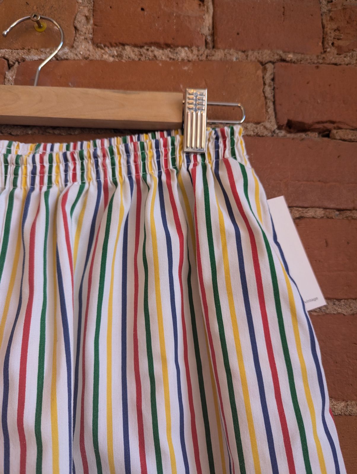 1980s Marla's Originals Rainbow Stripe Shorts