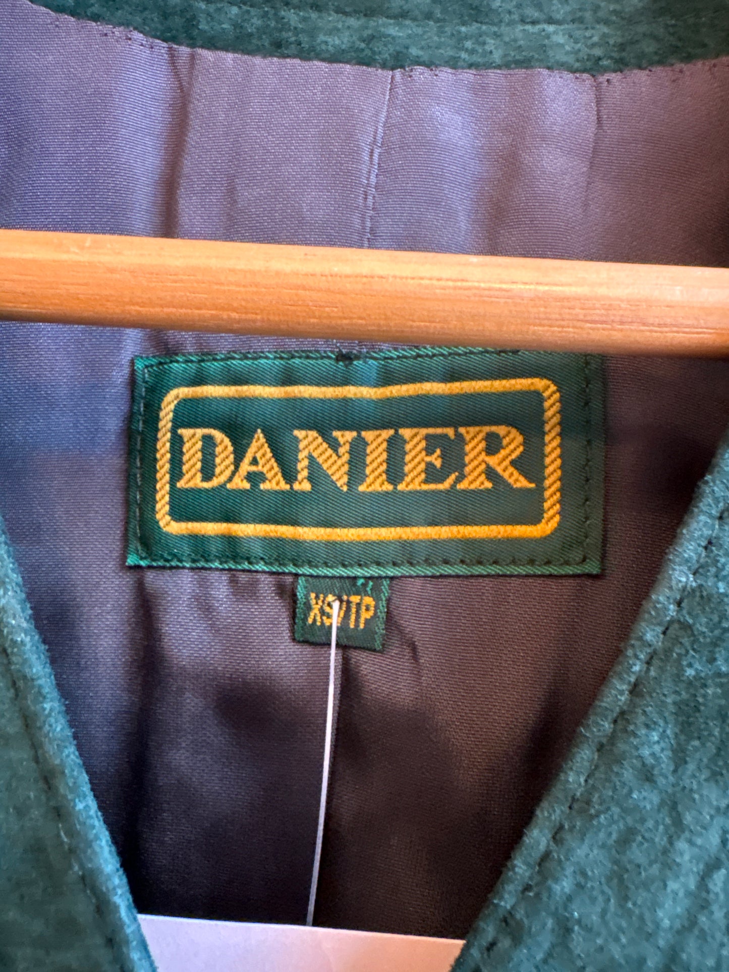 90s Suede Danier Hunter Green Blazer