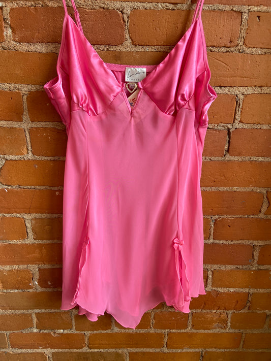 Pink bow lingerie nightie