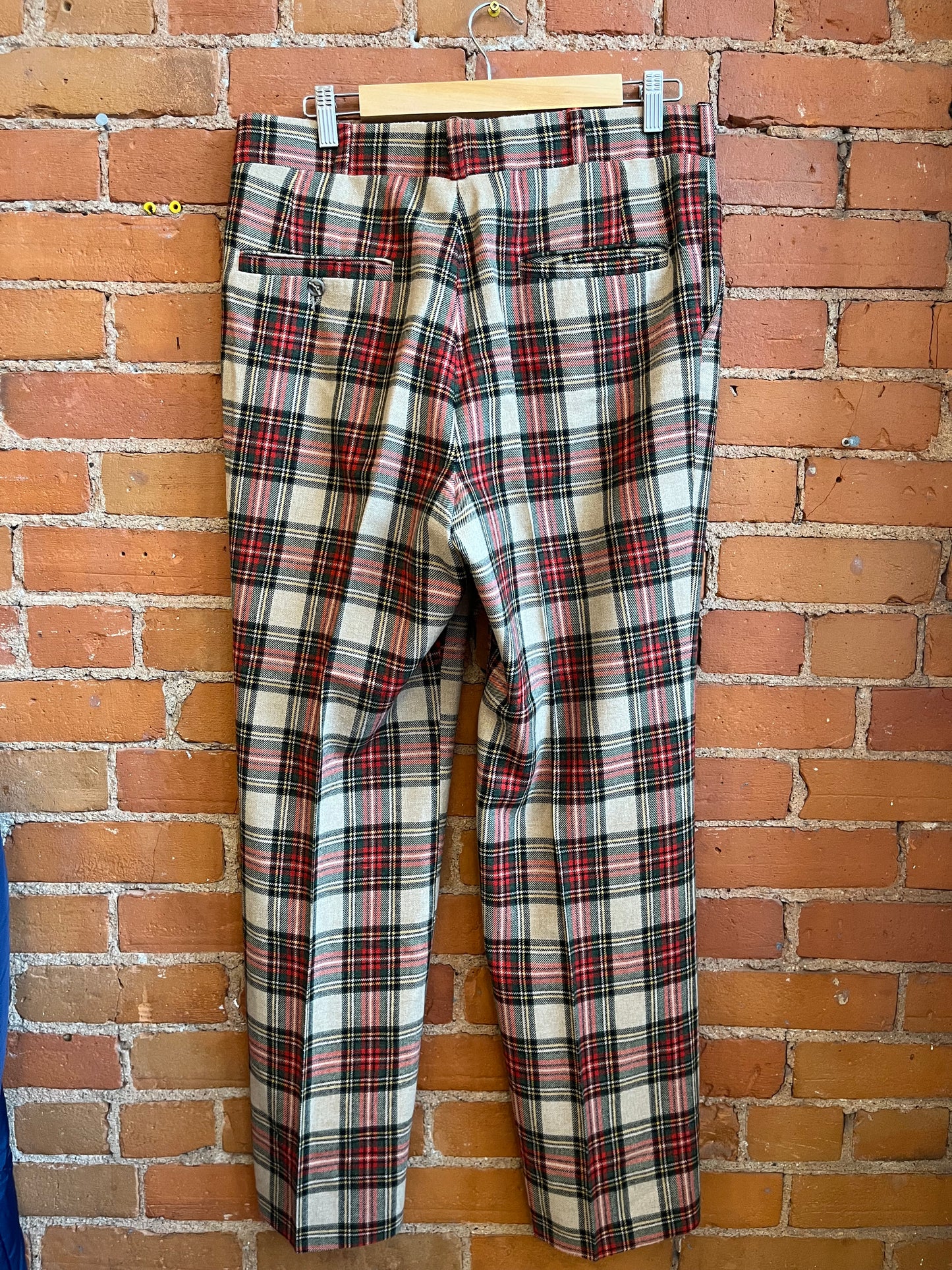 Red & Green Tartan Pants