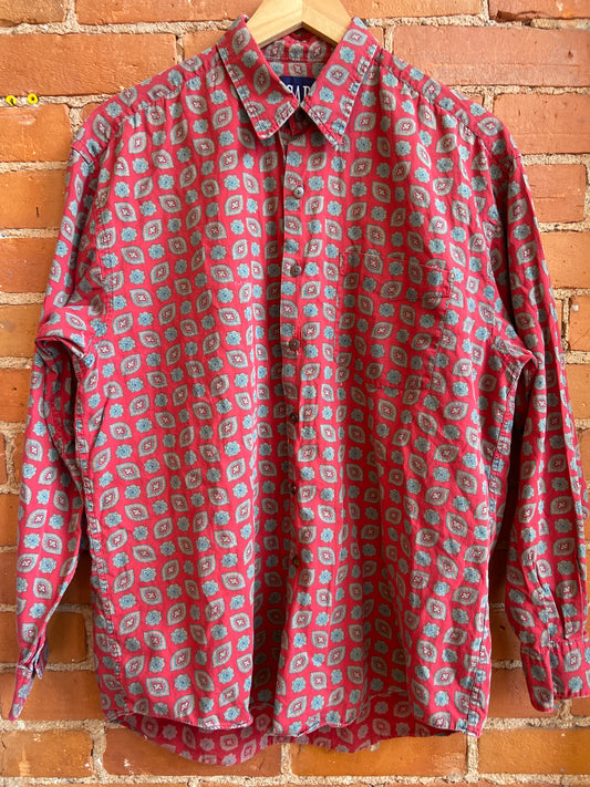 90's GAP Paisley Print Cotton Button-Up