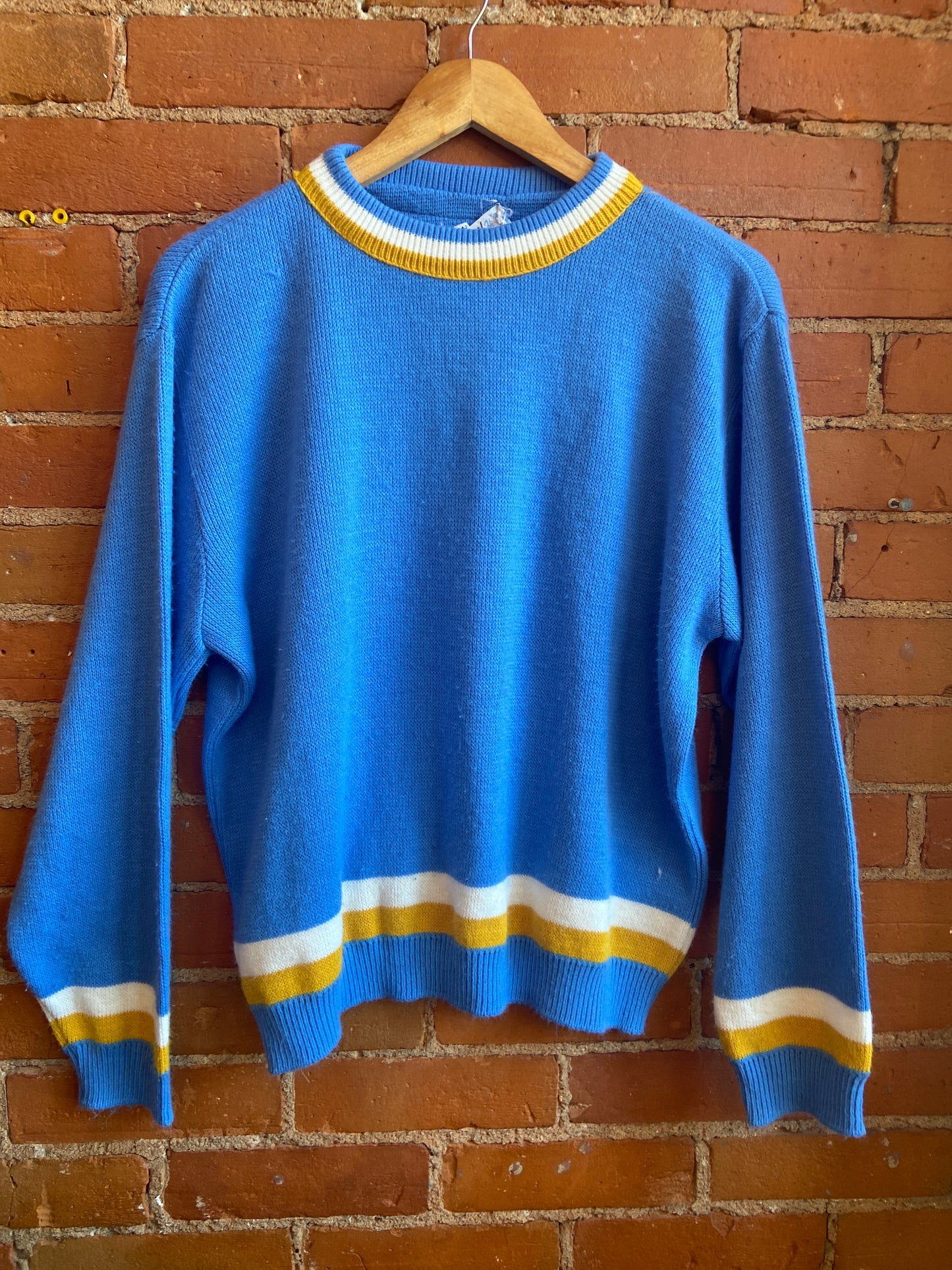 70’s Blue Sweater with stripe
