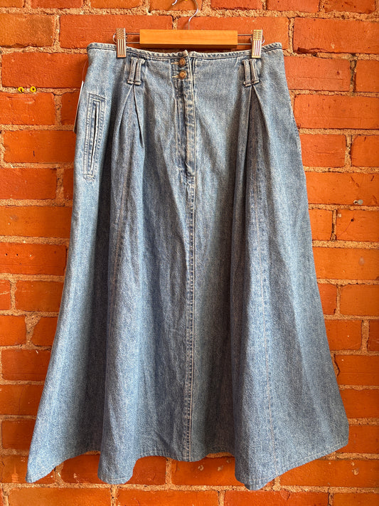 90’s High Waisted Denim Skirt