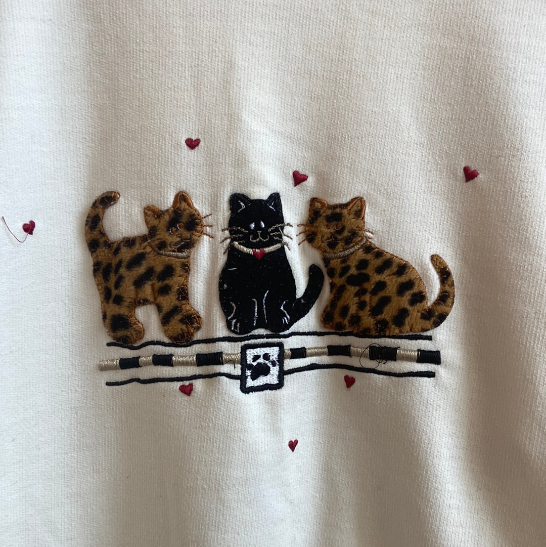 Crewneck Cat Sweater