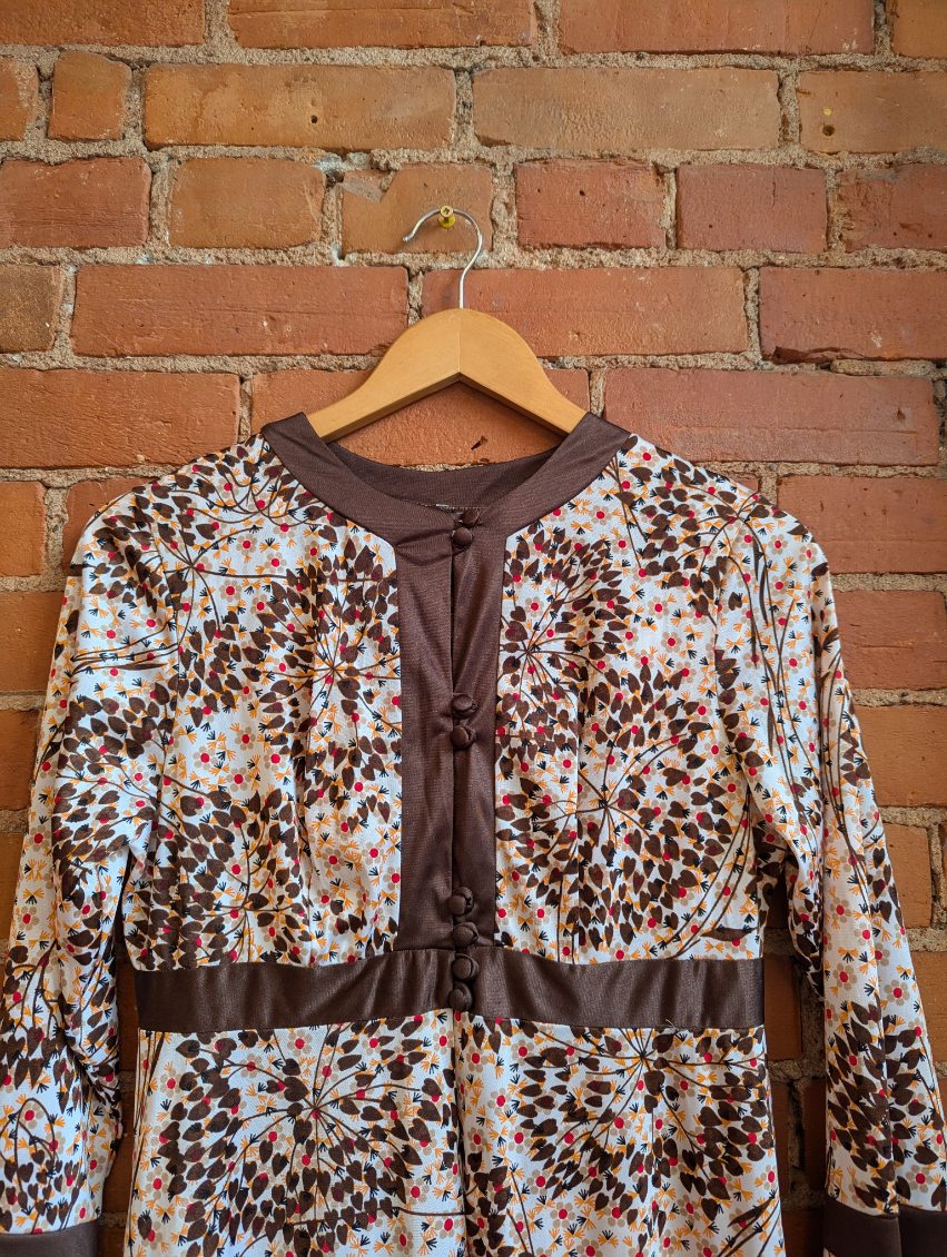 1970s Mollyclaire Warm-Toned Floral Lounge Set