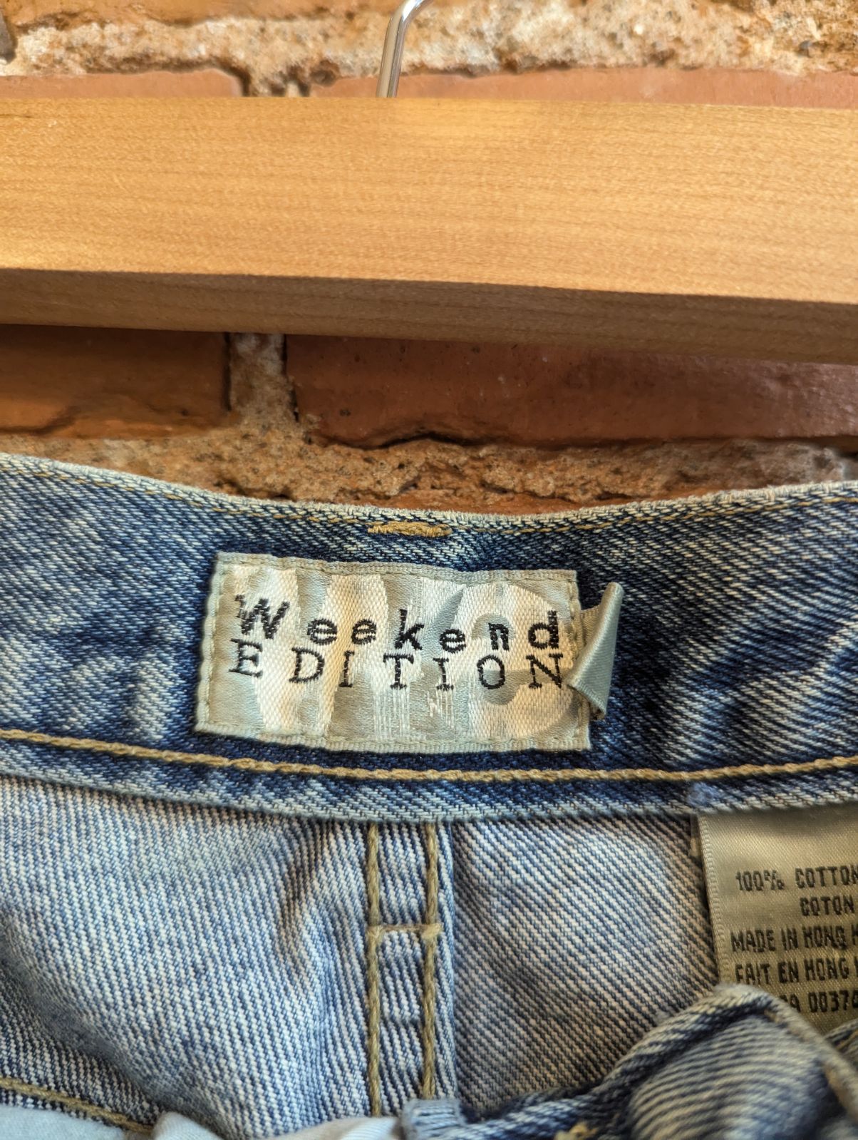 1990s Weekend Editions Medium Wash Straight Leg Jeans