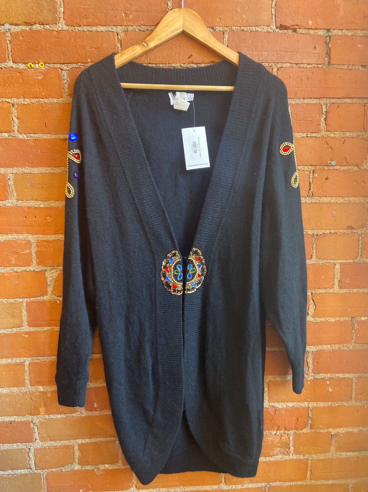 80’s Sweater with Gem Details