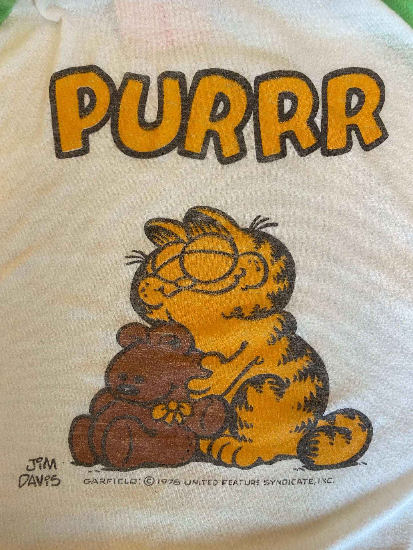 80's Garfield Cropped Tee