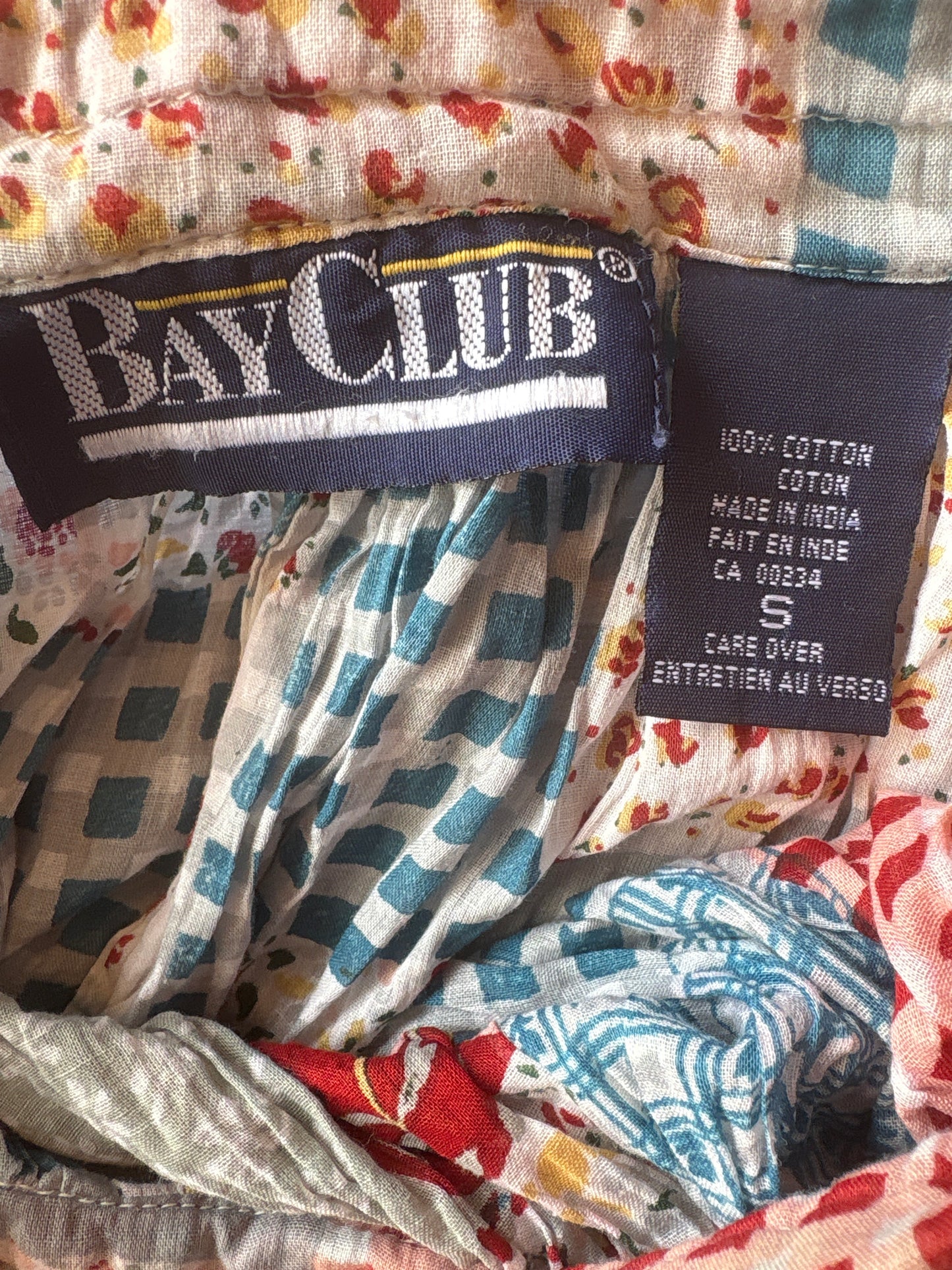 Bay Club Cotton Patchwork Skirt